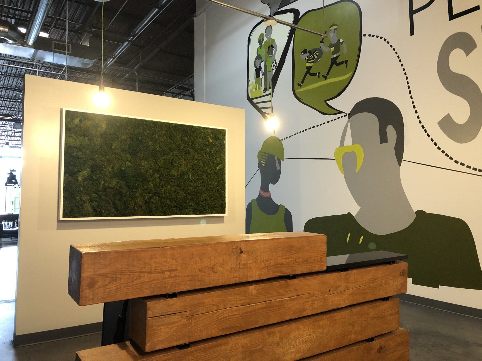 Right Brane Design and moss wall design and build