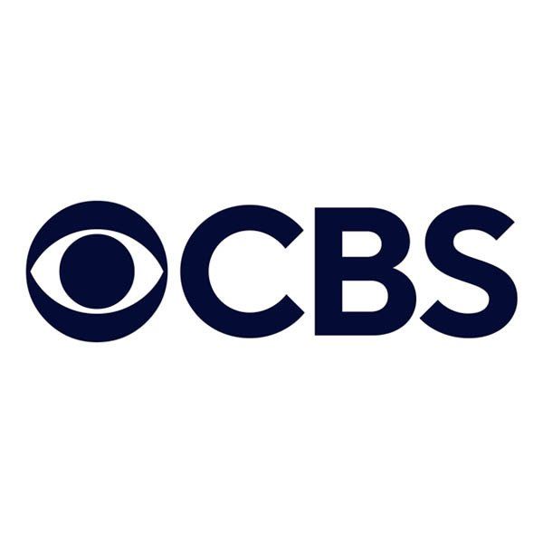 The cbs logo is on a white background.