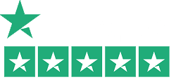 A green star is sitting on top of a row of green stars.