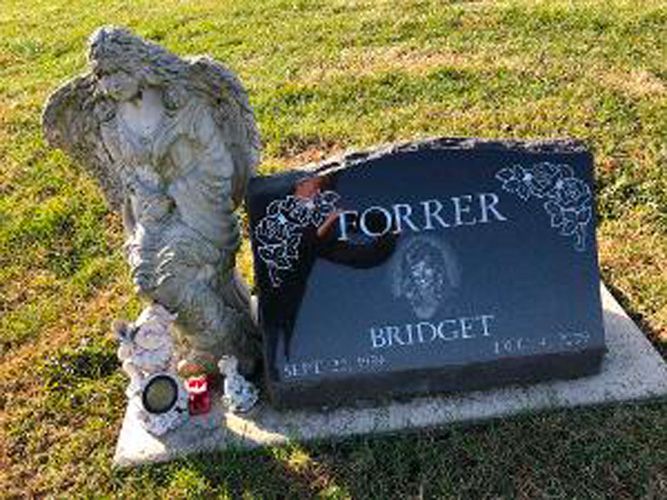 Several different options for monument grave markers offered by Bozell Funeral Homes in Indiana.