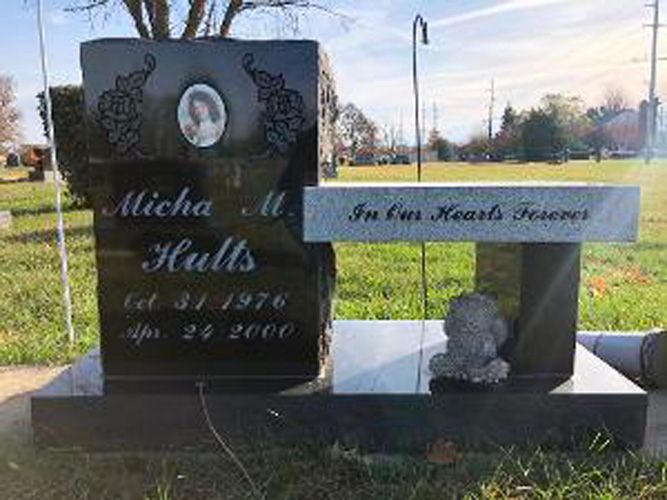 Several different options for monument grave markers offered by Bozell Funeral Homes in Indiana.