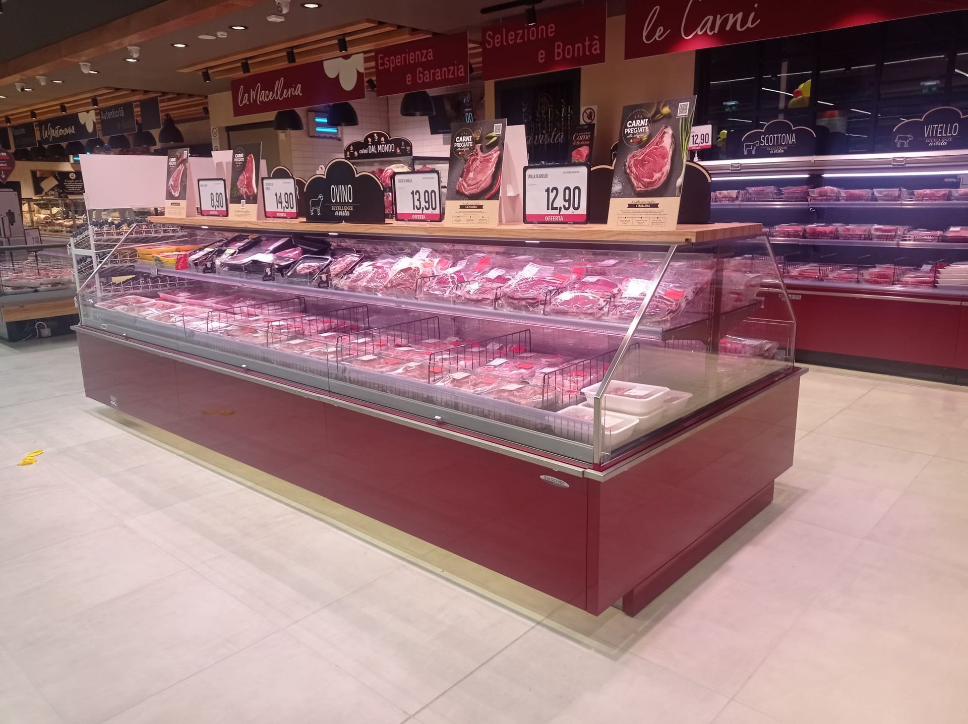 Murale Macelleria supermercato Conad Salerno self