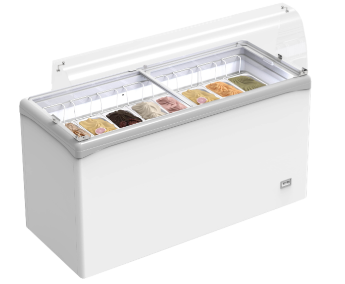 banco refrigerato per gelati