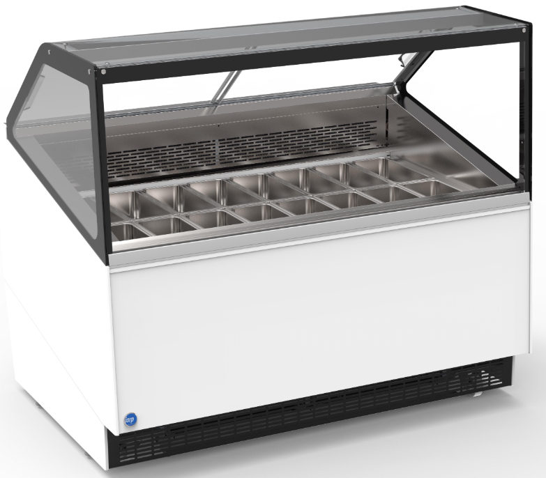 banco refrigerato per gelateria
