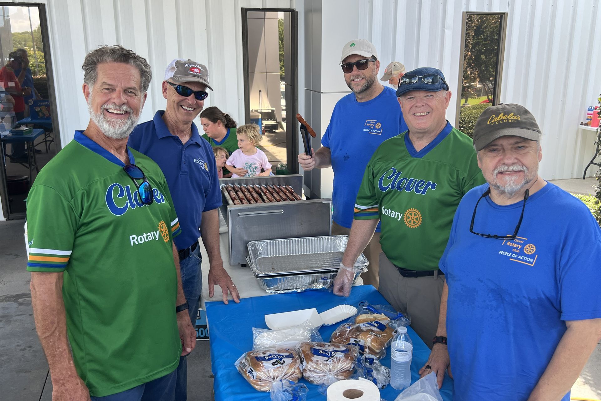 rotary members working