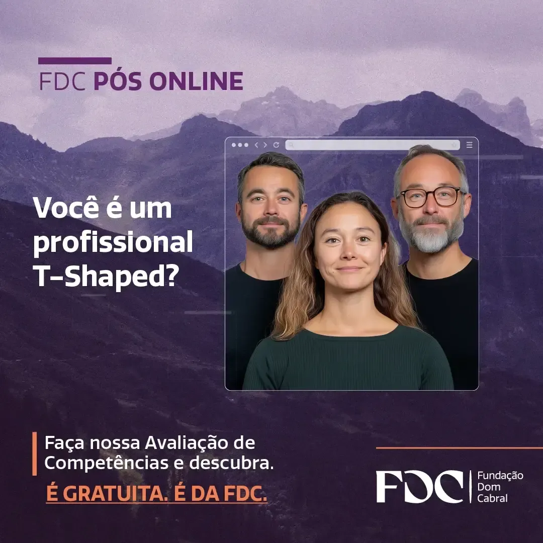 An advertisement for a professional t-shaped certification