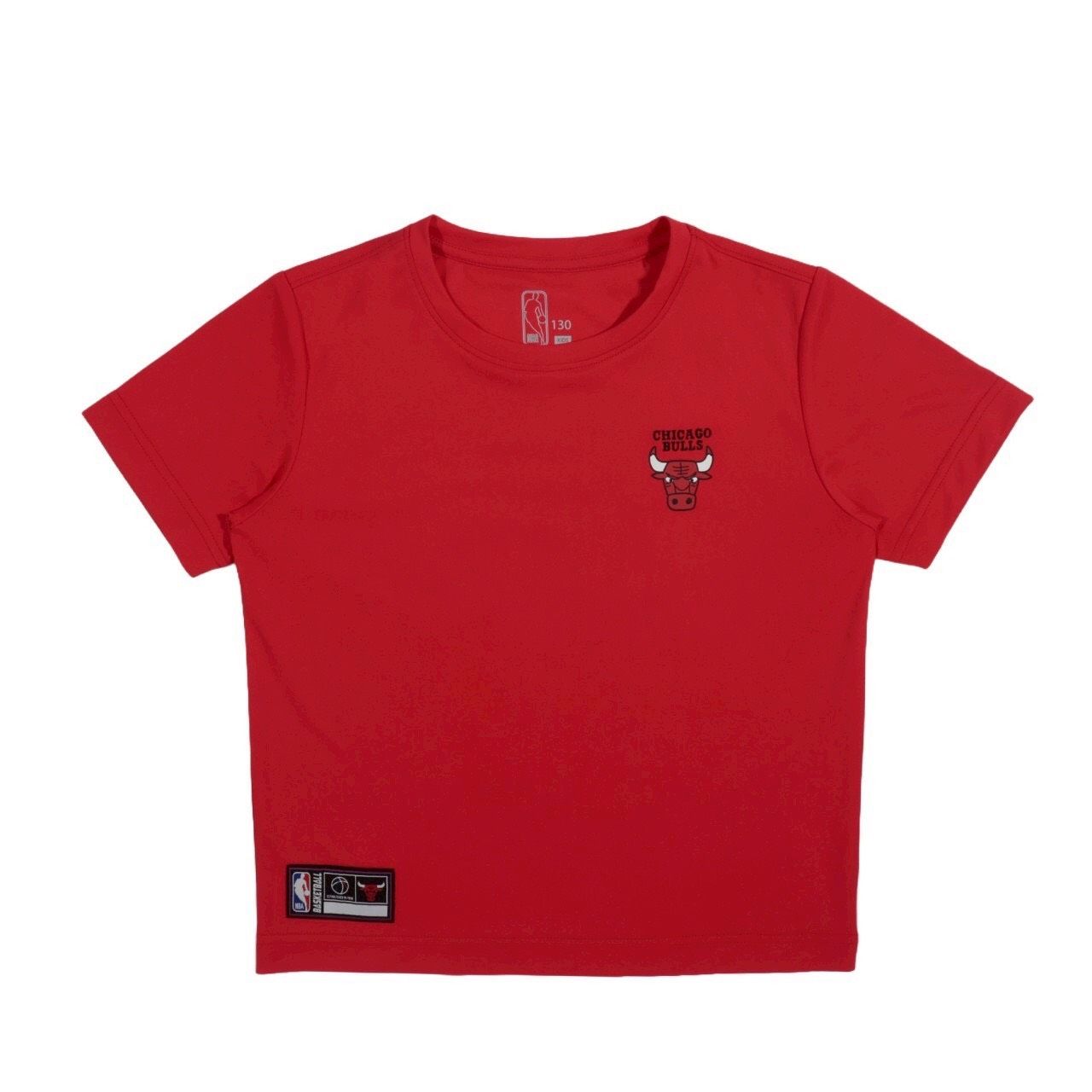 NBA童裝/公牛隊/吸濕排汗/中性LOGO印花上衣