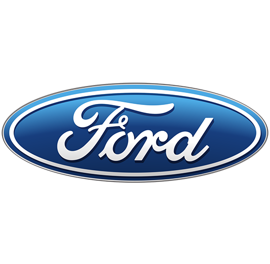 Logo Ford: ovale blu con scritta 