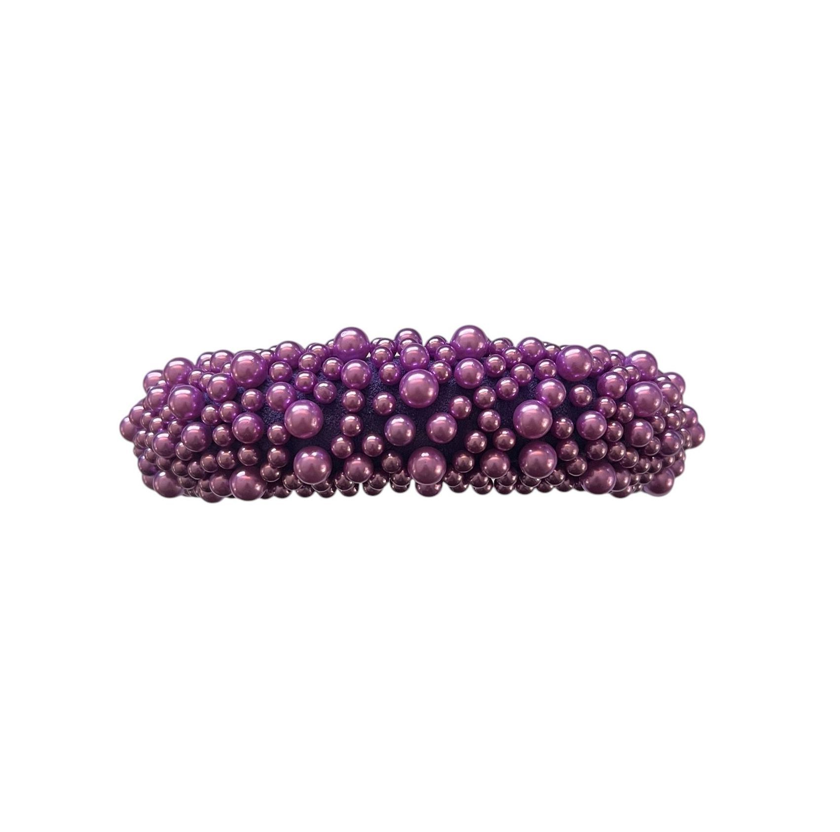 Violet Pearl Padded Headband