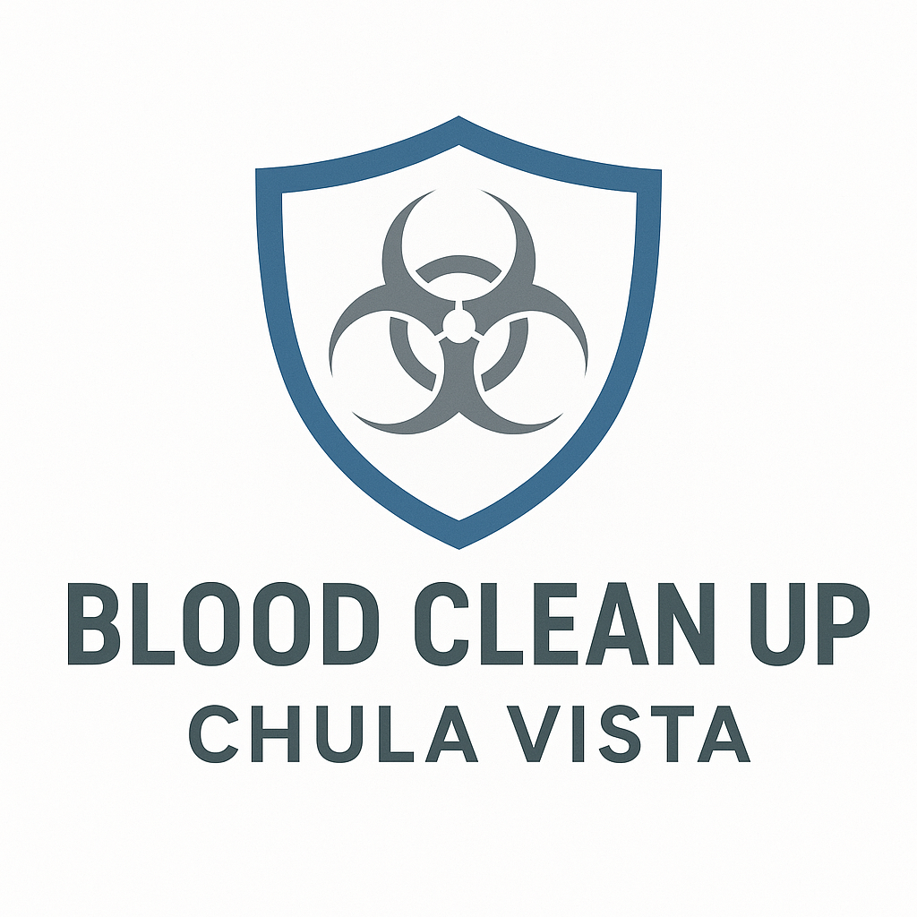 Shield with biohazard symbol. Text: 