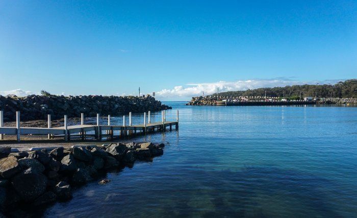 There Is A Dock In The Middle Of The Ocean — Sal's Excavations In Ulladulla, NSW