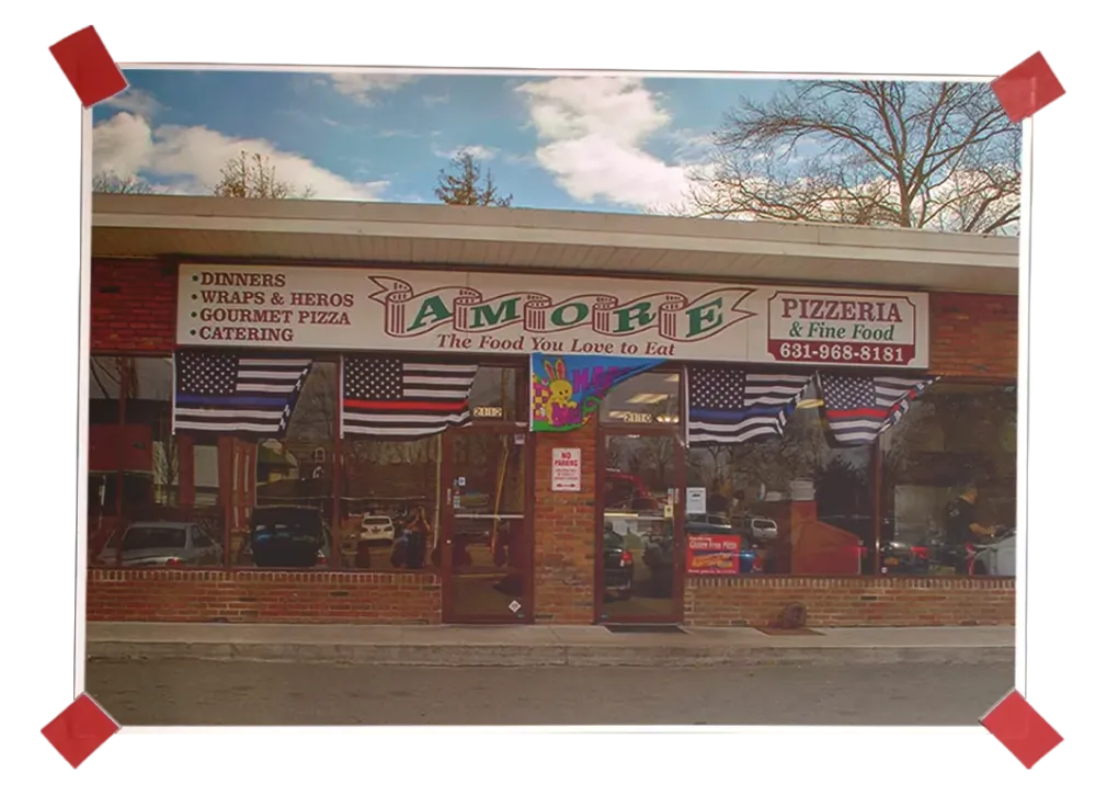 A picture of amore pizza