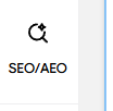 New SEO/AEO Menu
