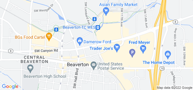 Map of business location