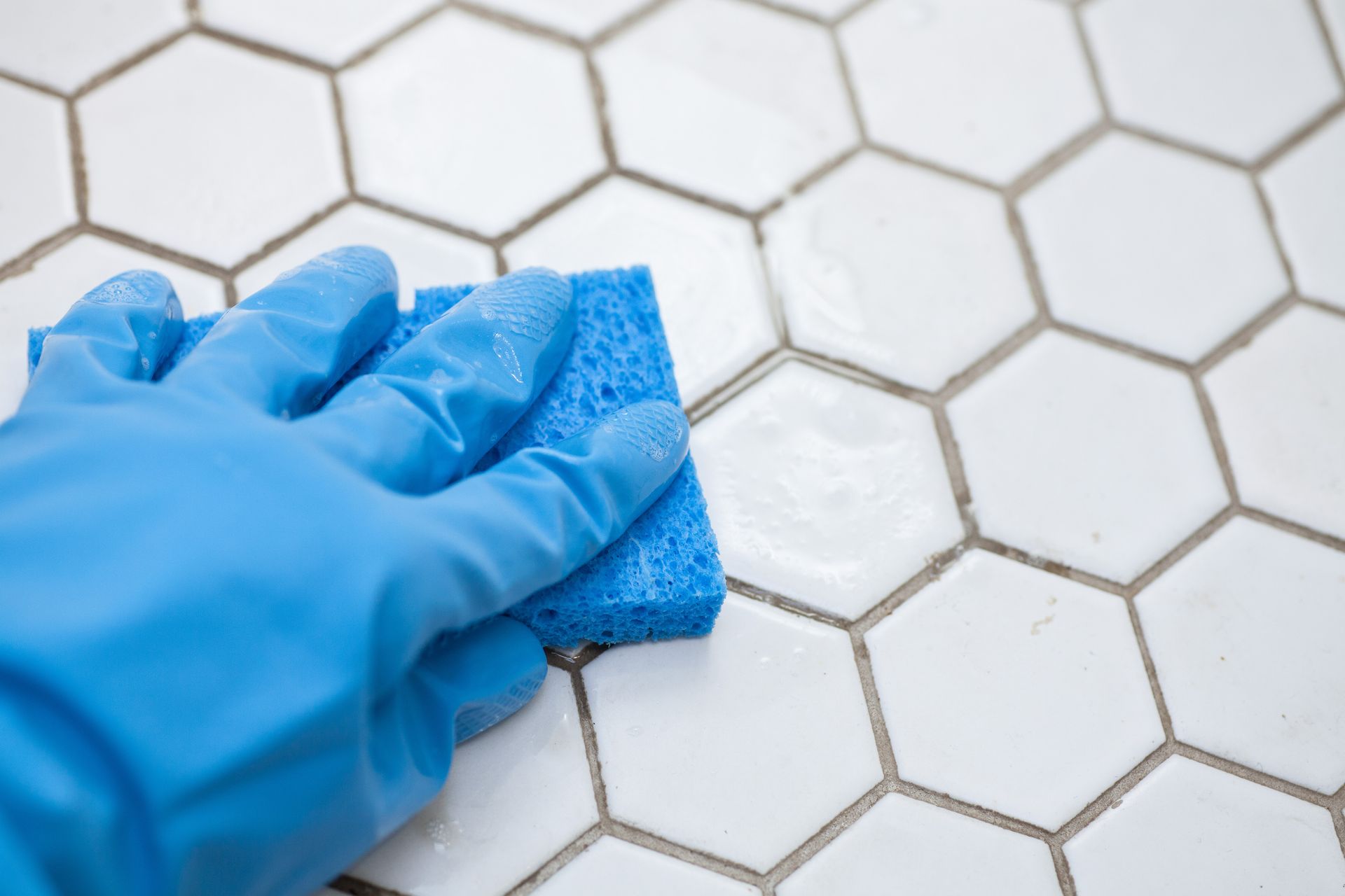Tile and Grout Cleaning — Cherry Hill, NJ — Ray of Sunshine Cleaning Tile and Grout Cleaning — Cherry Hill, NJ — Ray of Sunshine Cleaning