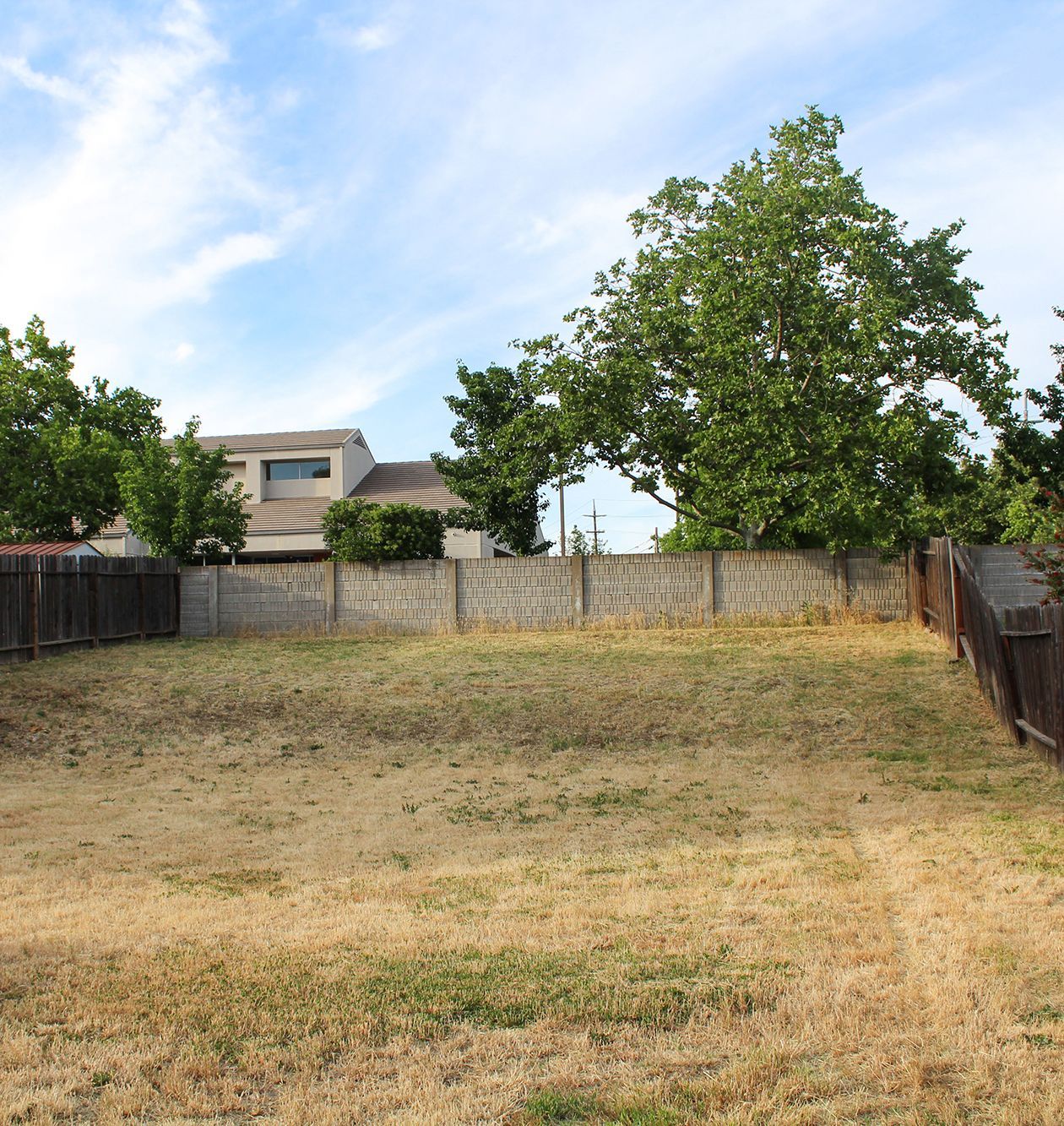 vacant land within fence line little rock