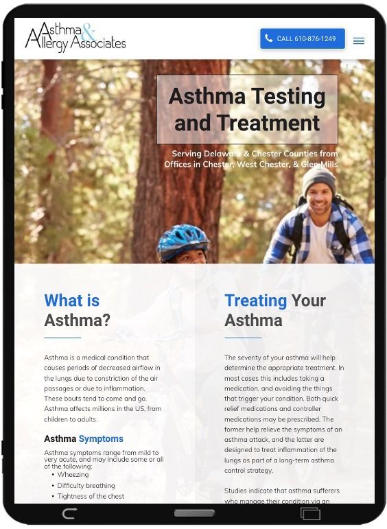 This Web Page is Designed for the Allergy Care Business