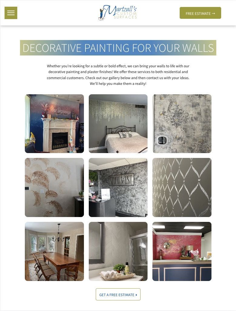 Our Mobile-Optimized Websites Feature Beautiful Graphics and Photography