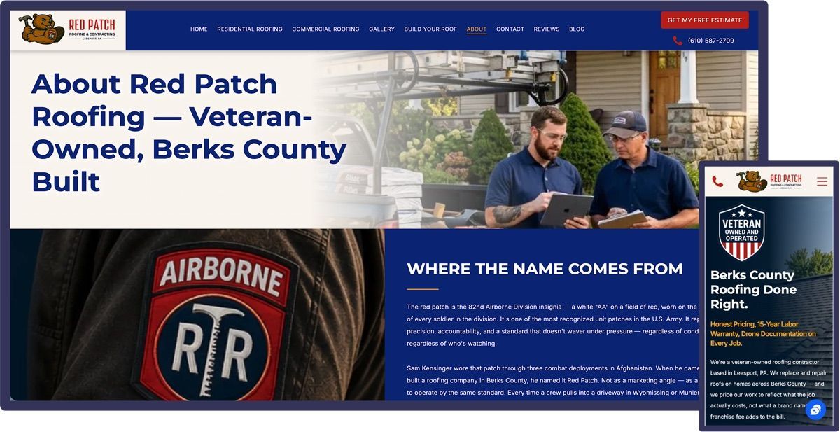 A sample Berks County website from PMI's gallery of websites designed and developed by PMI.
