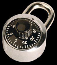 Combination padlock on a keyboard, a web design tip about website security and building visitor trust