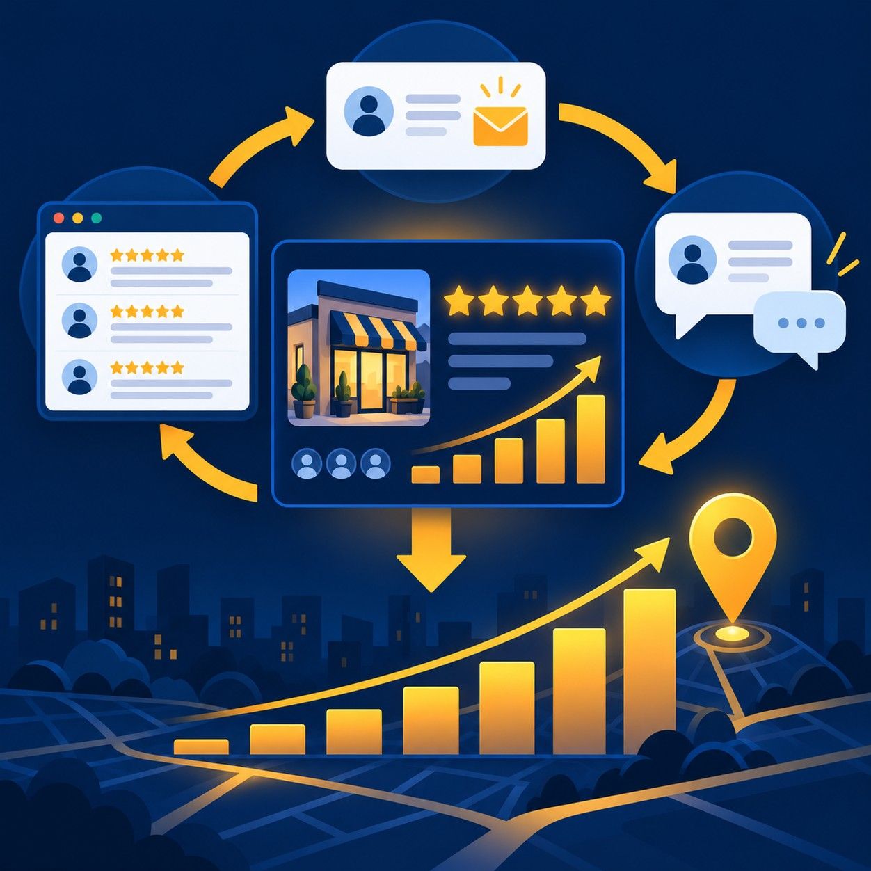 PMI reputation management — earning, managing, and showcasing reviews to lift local Map Pack rankings for Berks County businesses