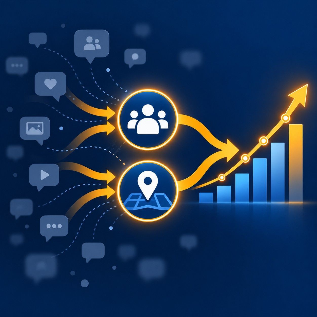 PMI focused social media marketing — concentrating on the channels that drive leads for Berks County and Lehigh Valley businesses