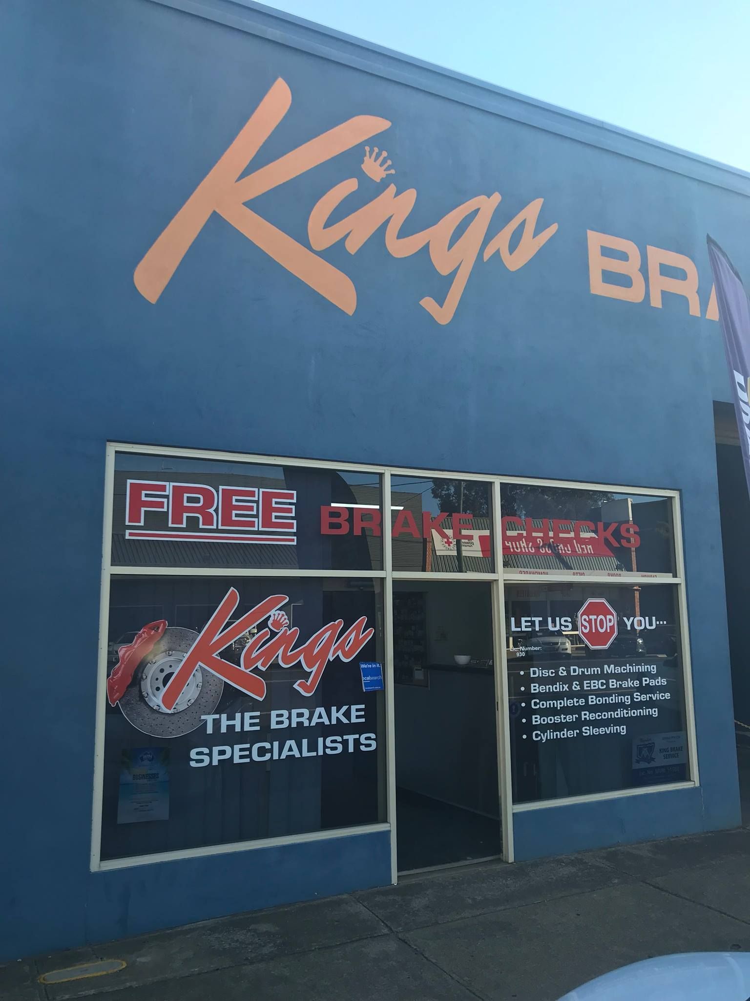 A Blue Storefront For Kings Brake Specialists — Kings Brake Service Specialists in Tamworth, NSW