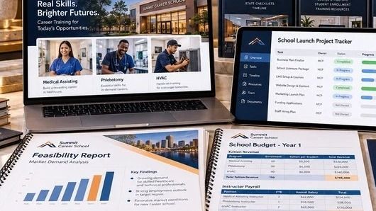 MCP vocational school and curriculum warehouse resources