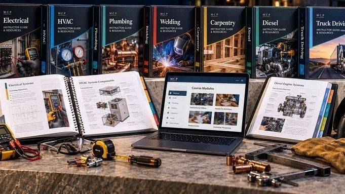 MCP vocational school and curriculum warehouse resources