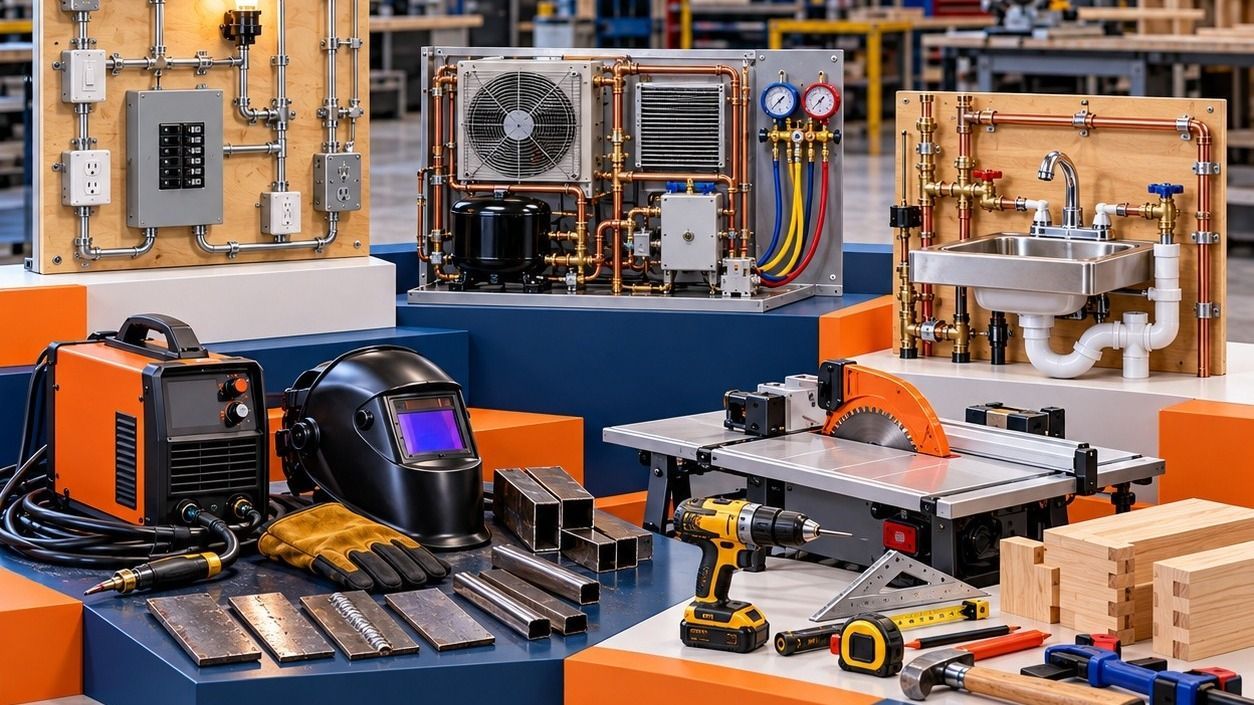 MCP vocational school and curriculum warehouse resources