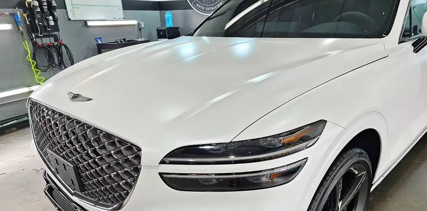 paint protection film on car