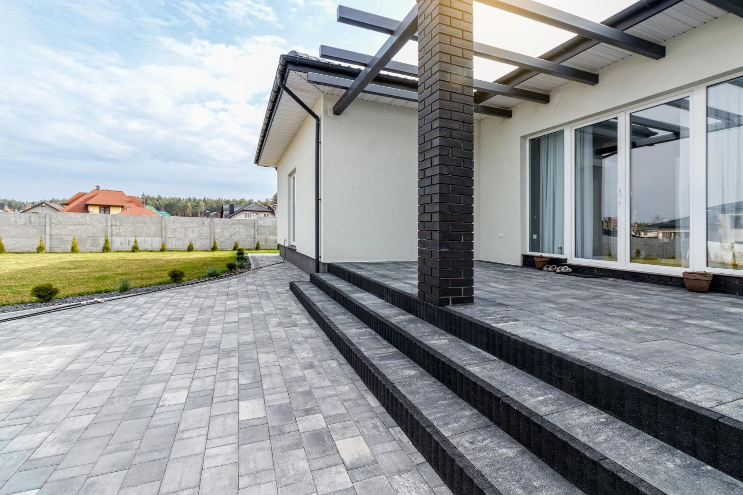 stone patio
