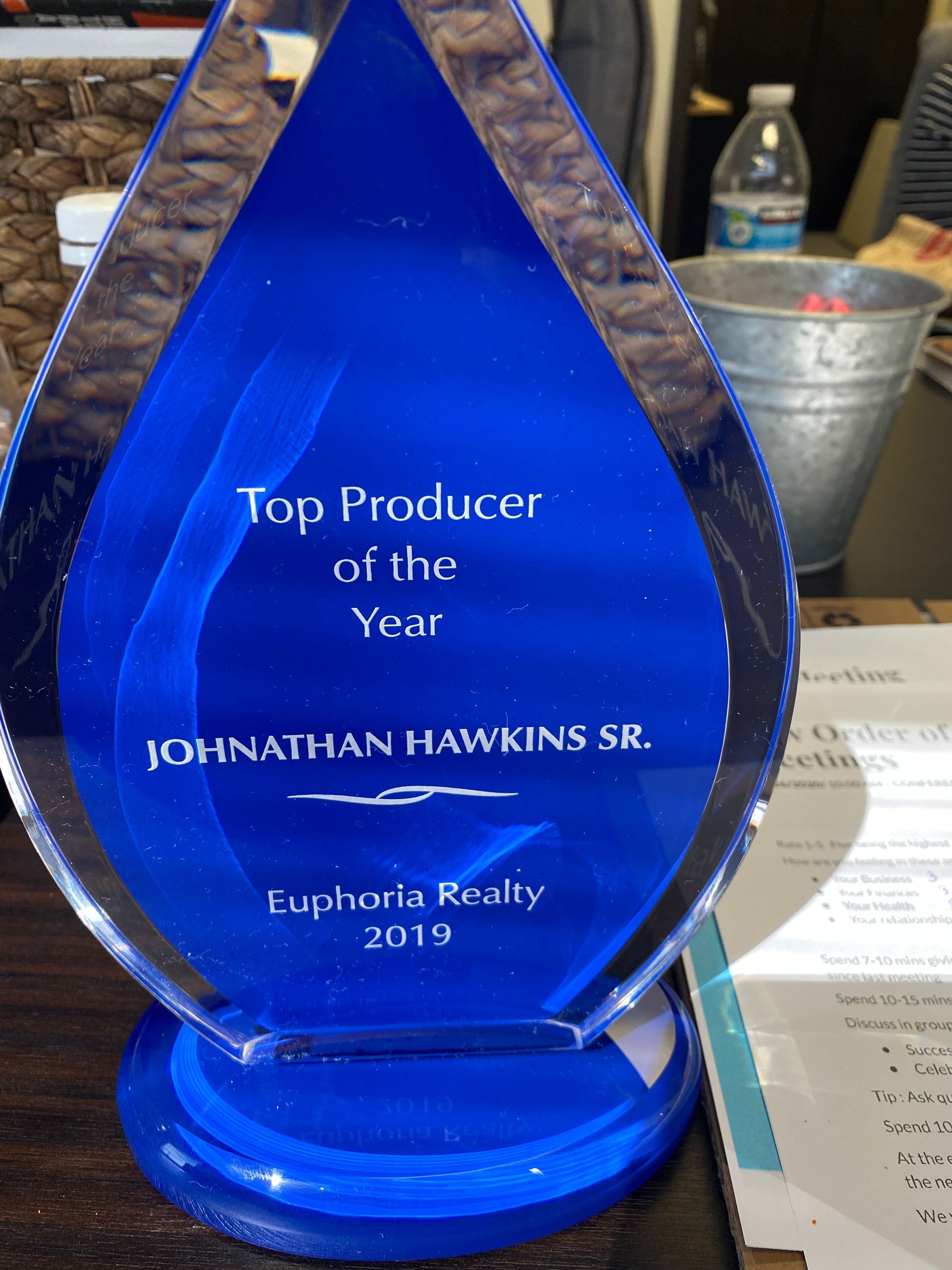 Blue award for 