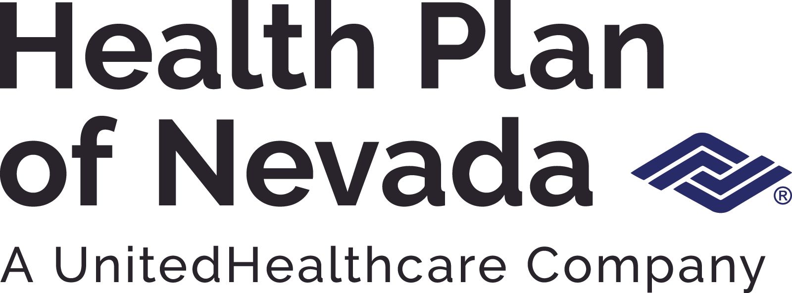 Health Plan of Nevada logo with blue text and UnitedHealthcare emblem