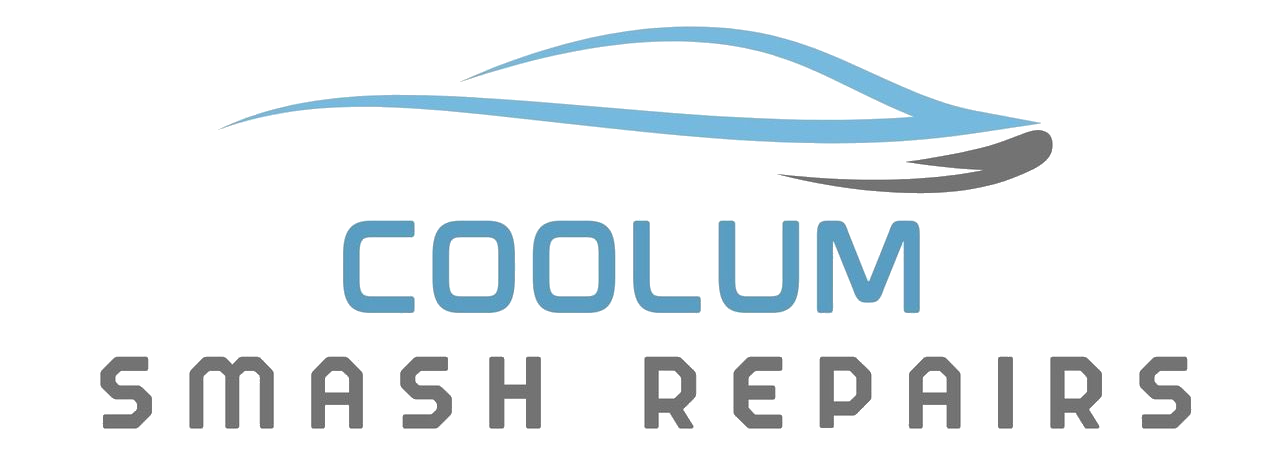 Logo for Coolum Smash Repairs with a car silhouette in blue. &mdash; Sunshine Coast Dent and Paint Repairs in Coolum Beach, QLD