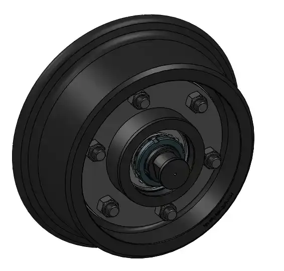 3m 16t Rail Trailer Wheels