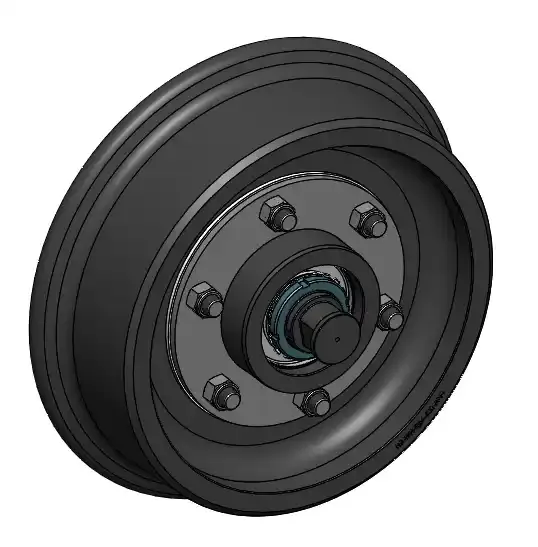 5m 20t Rail Trailer Wheels