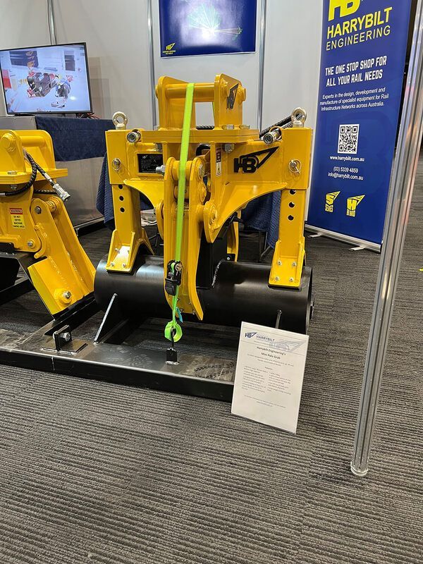Harrybilt Engineering AusRail December 2022 Equipment Display