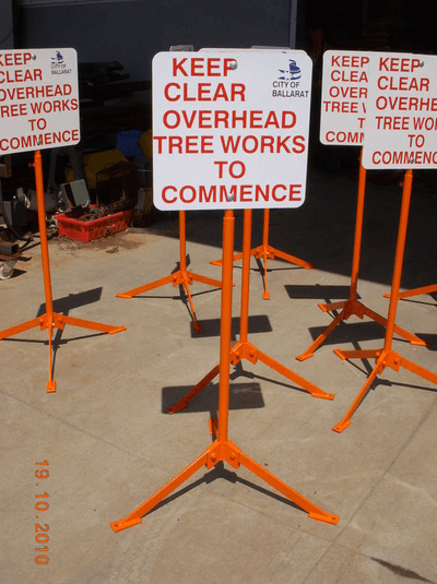 City of Ballarat Warning Signs - Harrybilt Engineering