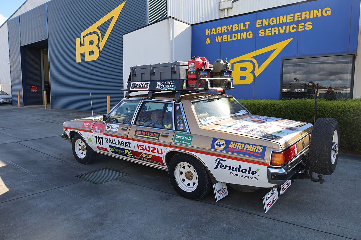 Harrybilt Engineering are please to sponsor Trev Ralston from A&J Auto Electrics in the 2023 Variety Bash