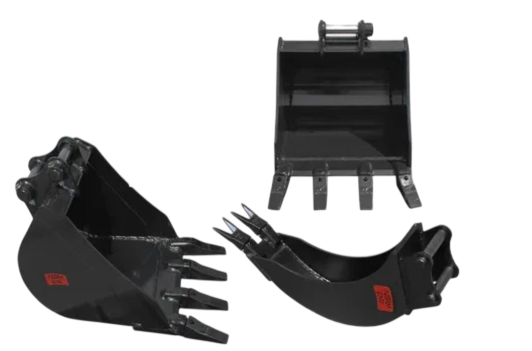 Norm Engineering trench buckets for excavators used in rail and civil trenching