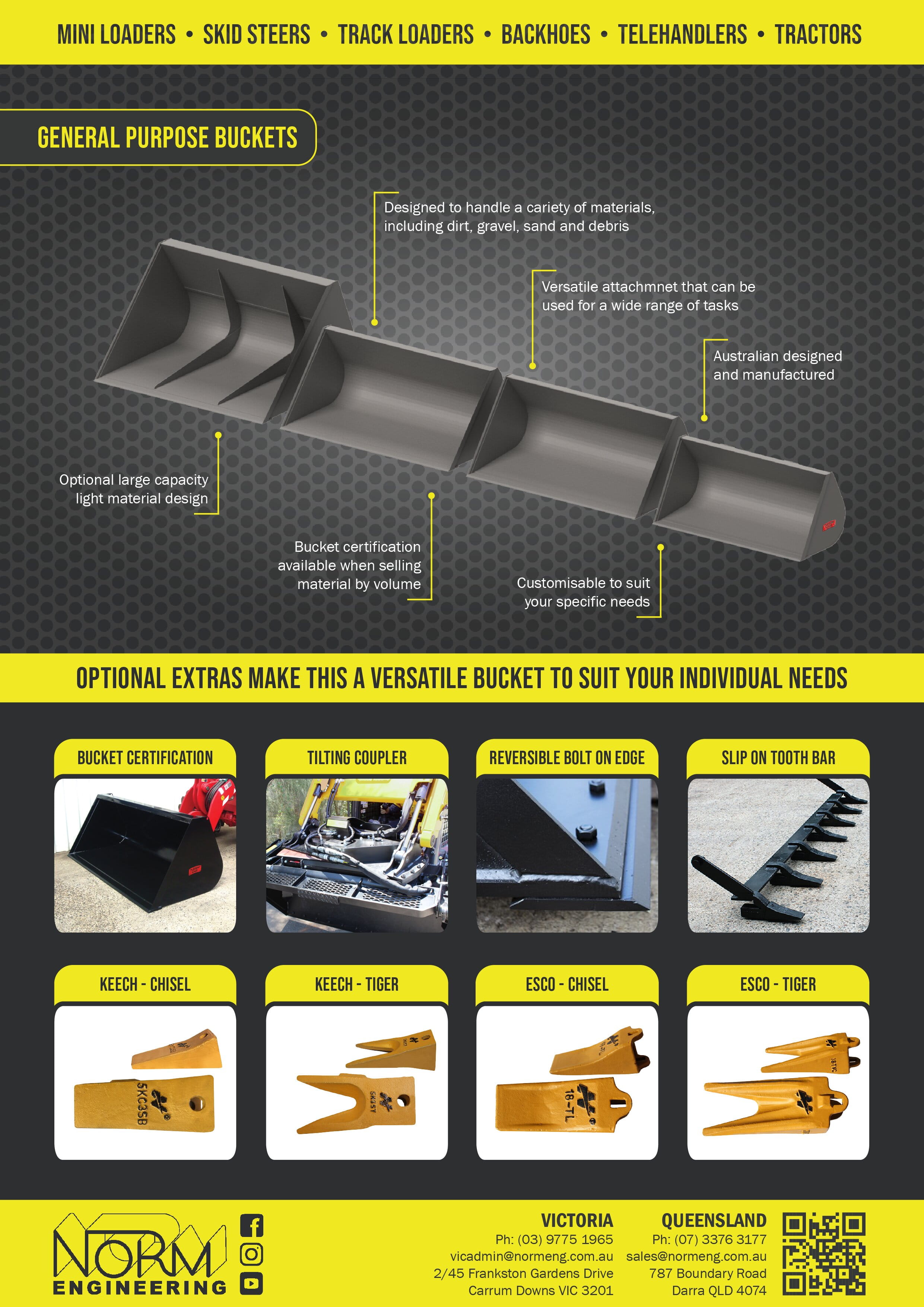 Norm Engineering Products | Harrybilt Engineering