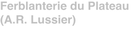 Ferblanterie du Plateau (A.R. Lussier) logo