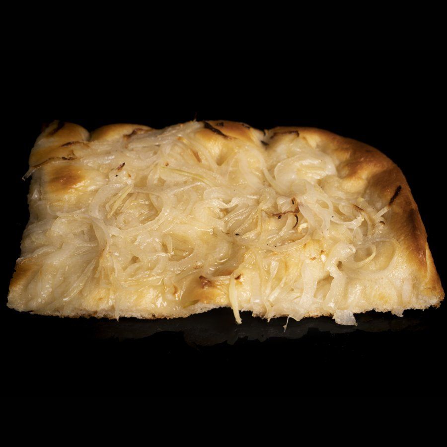 focaccia con cebolla