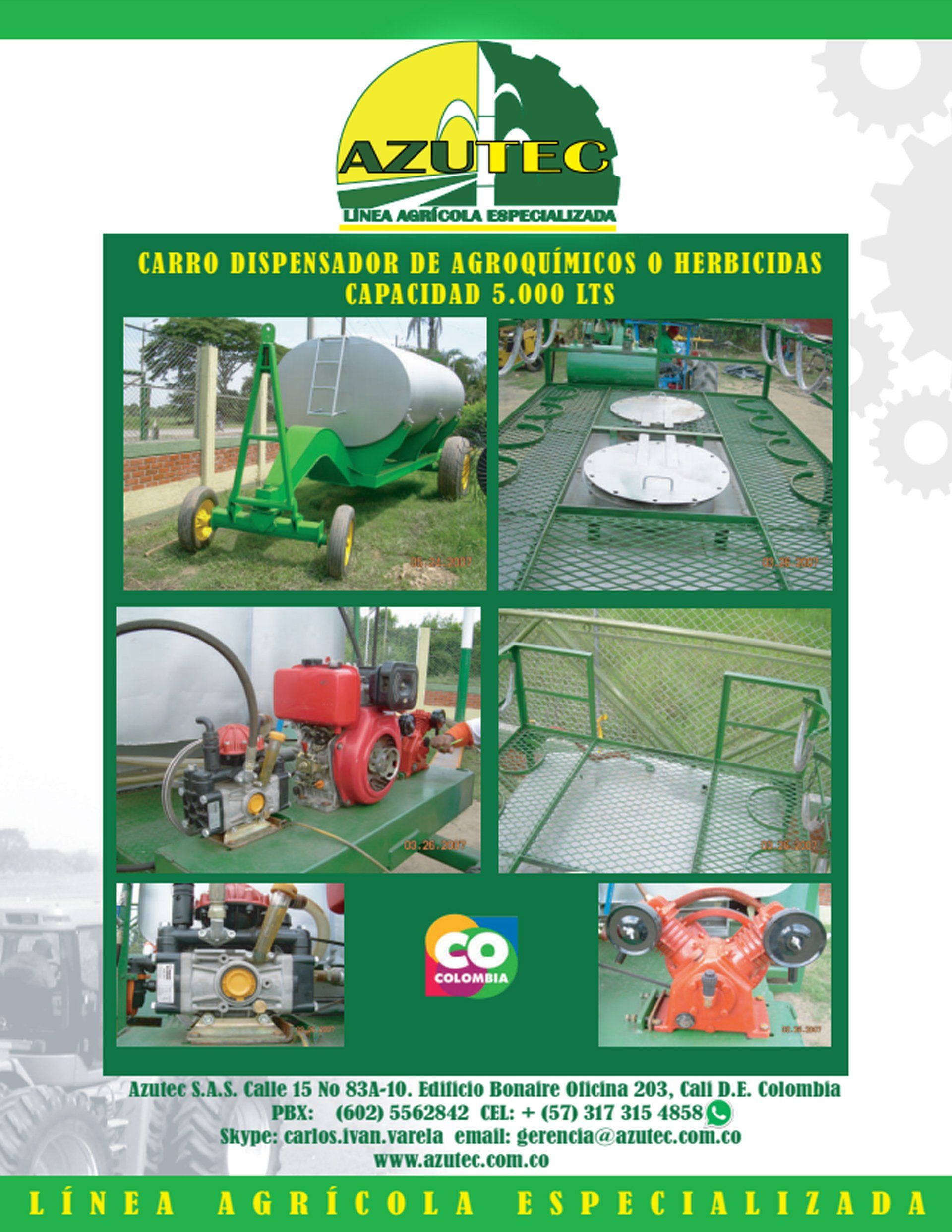 AZUTEC S.A.S - carro-tolva-dispensador