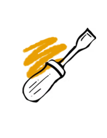 White spoon with orange sauce or seasoning on a white background