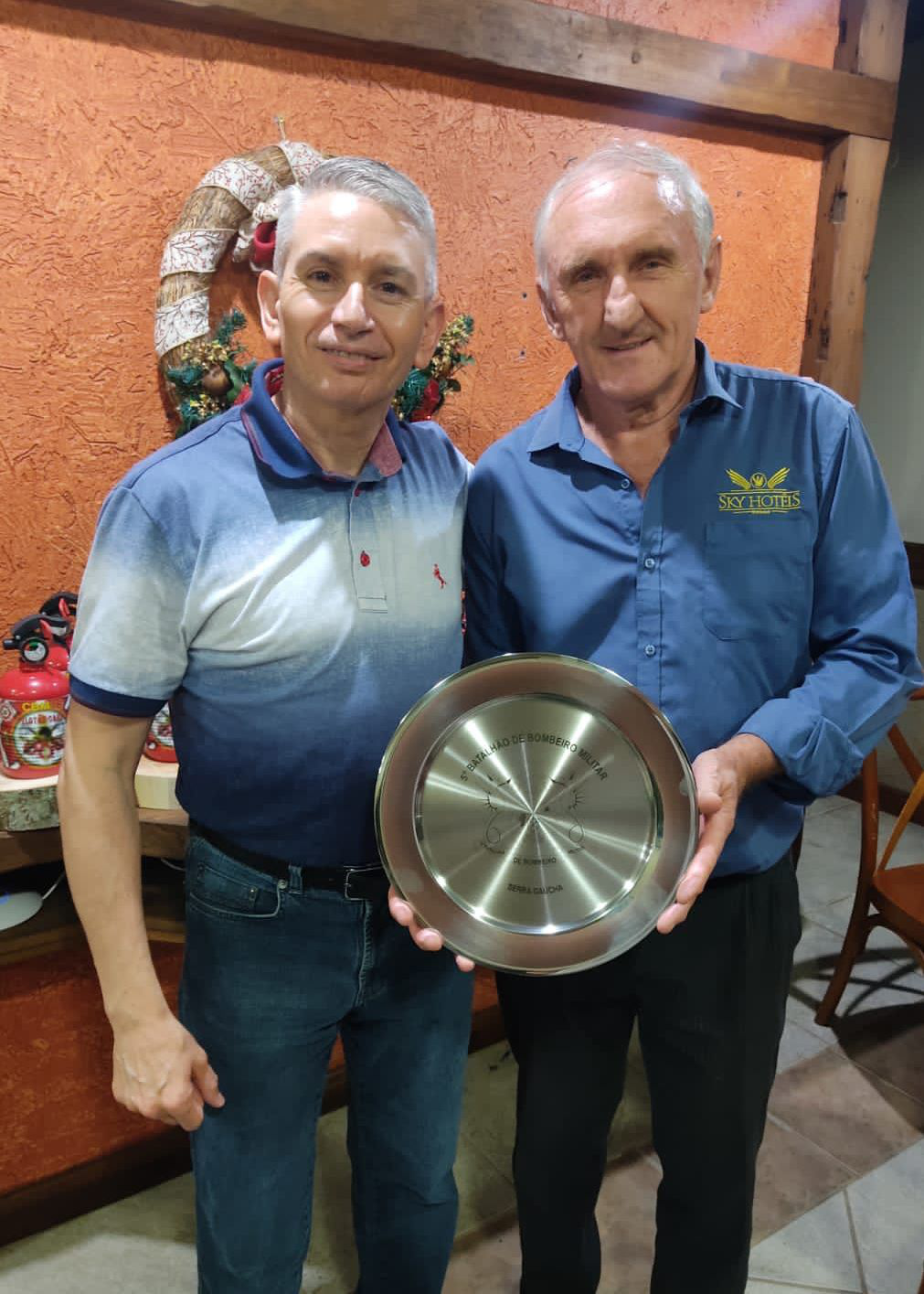 Homenagem recebida do CBMRS 