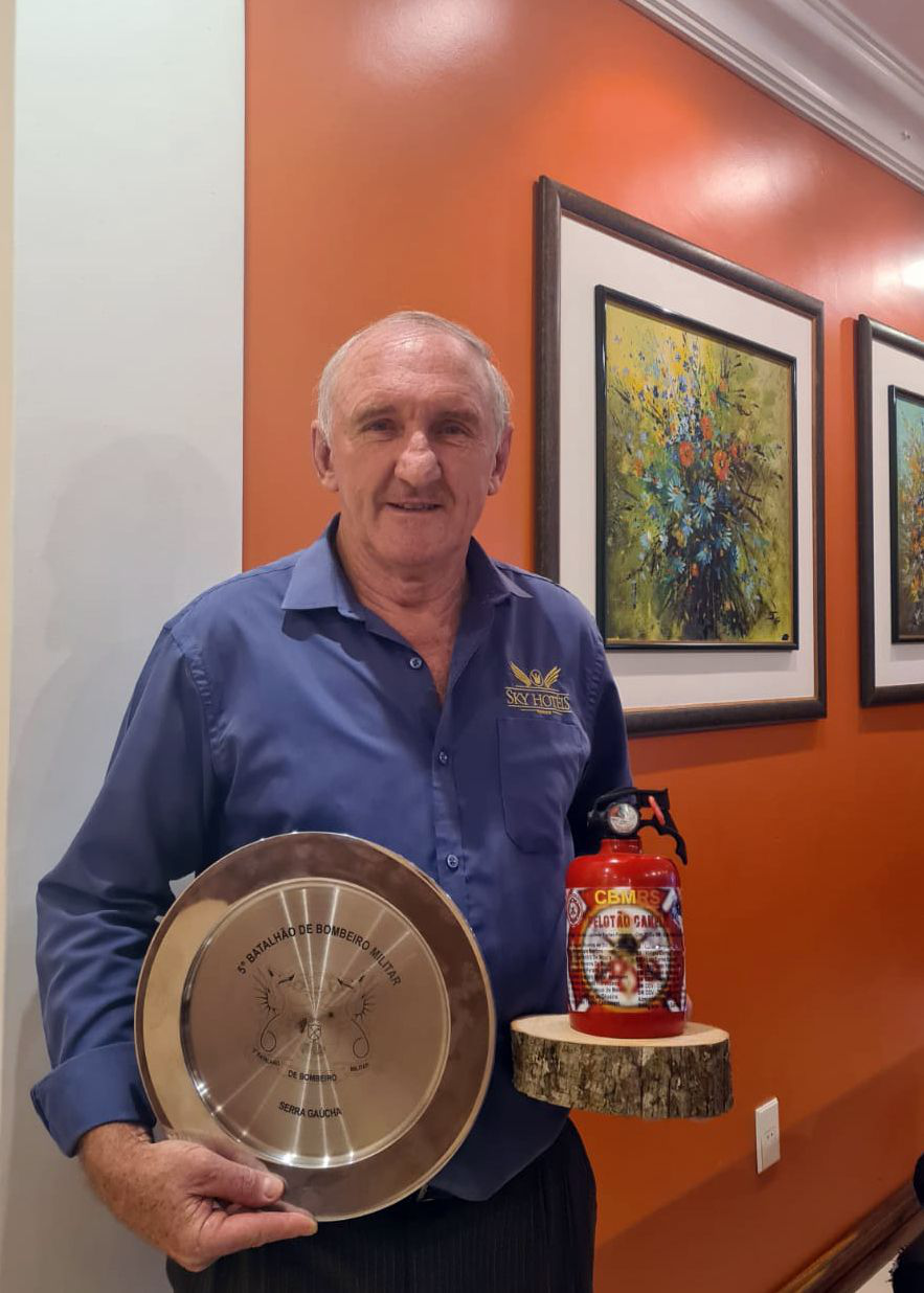 Homenagem recebida do CBMRS 