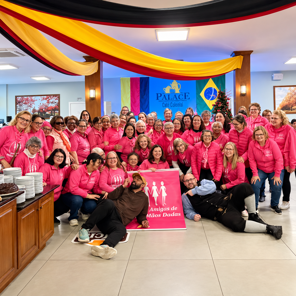 Palace Café Colonial recebe o Grupo Amigas de Mãos Dadas