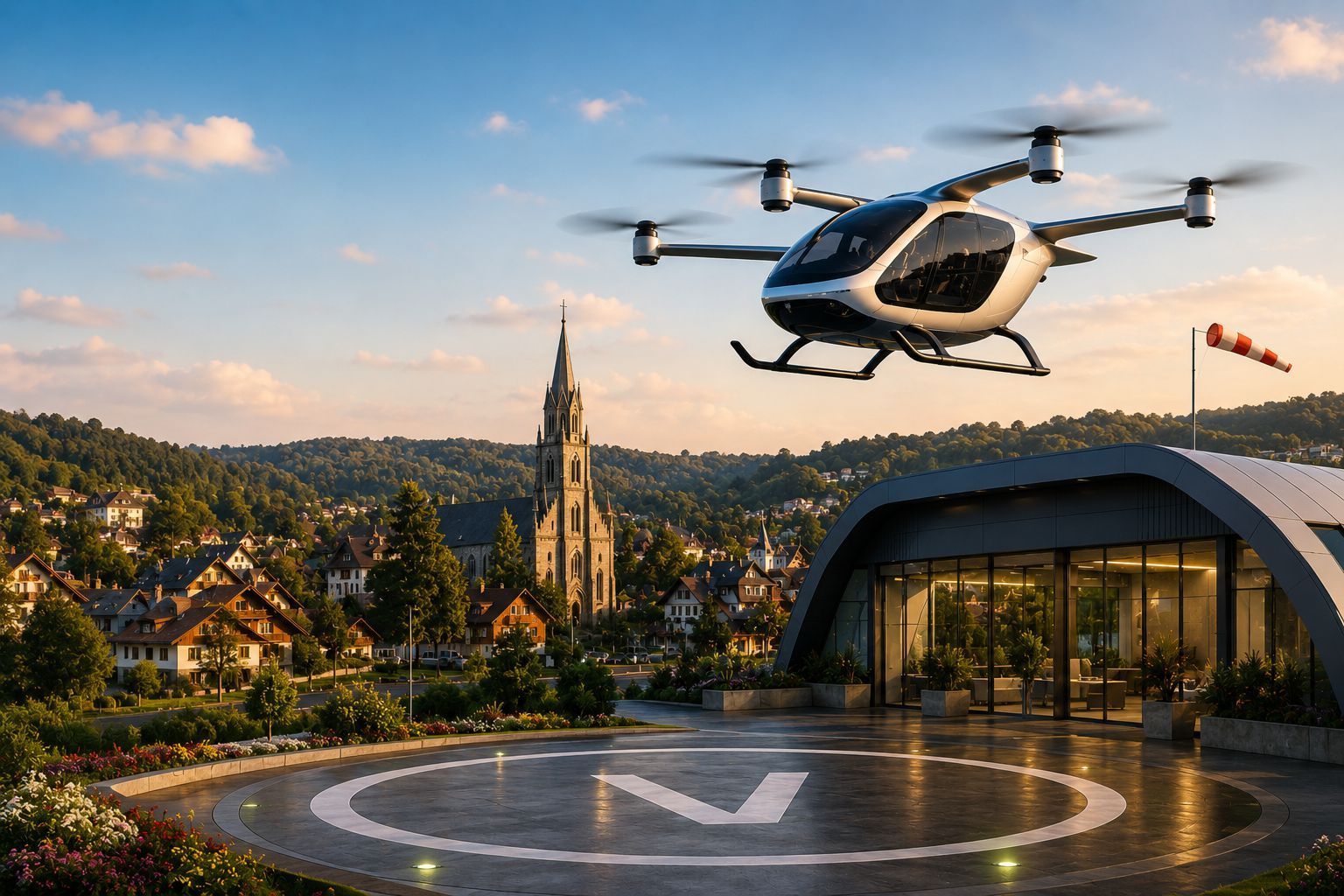 gramado carro voador
